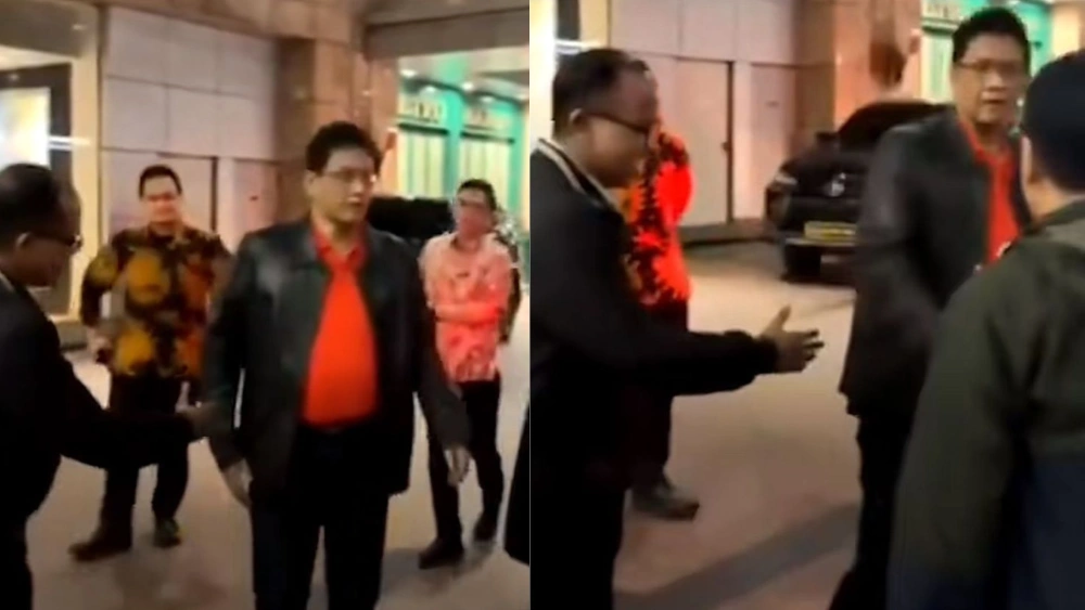 Deni Surjantoro Ditolak Salaman oleh Purbaya (X)